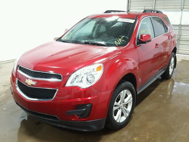 1GNFLFEK6FZ123862 - 2015 CHEVROLET EQUINOX LT RED photo 2