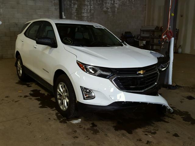 2GNAXHEV9J6147551 - 2018 CHEVROLET EQUINOX LS WHITE photo 1