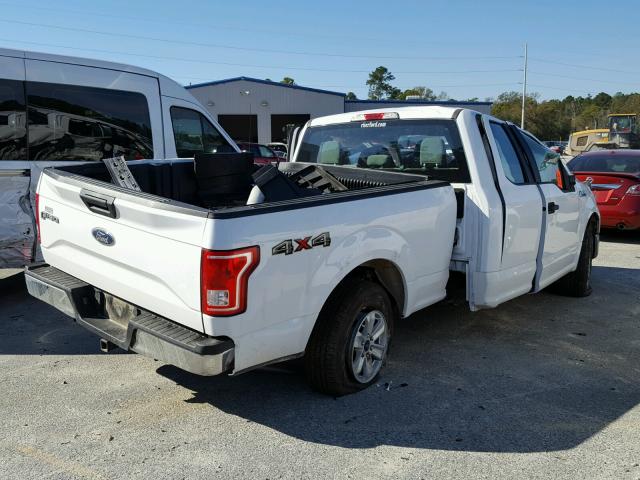 1FTFX1EF1HKD29346 - 2017 FORD F150 SUPER WHITE photo 4