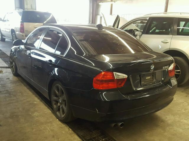 WBAVB335X6KS37291 - 2006 BMW 330 I BLACK photo 3