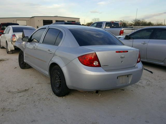 1G1AK52F557529335 - 2005 CHEVROLET COBALT SILVER photo 3