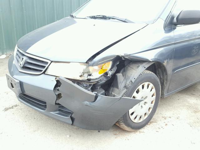 5FNRL18593B026588 - 2003 HONDA ODYSSEY LX CHARCOAL photo 9