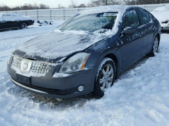 1N4BA41E34C902546 - 2004 NISSAN MAXIMA SE GRAY photo 2