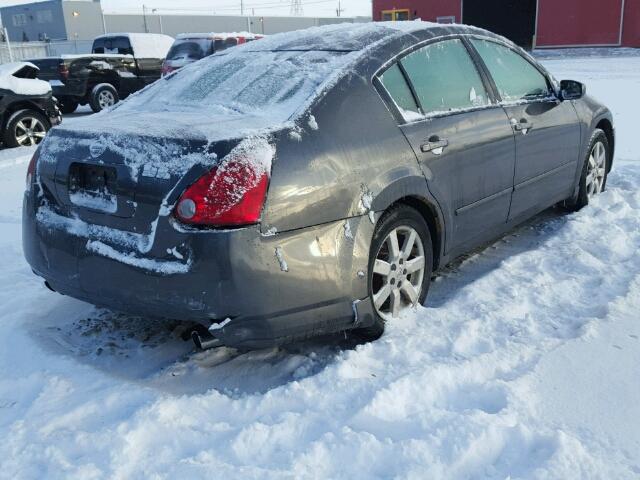 1N4BA41E34C902546 - 2004 NISSAN MAXIMA SE GRAY photo 4