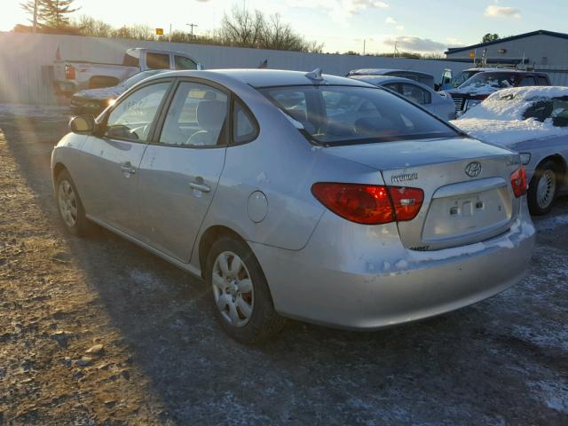 KMHDU46D89U670520 - 2009 HYUNDAI ELANTRA GL SILVER photo 3