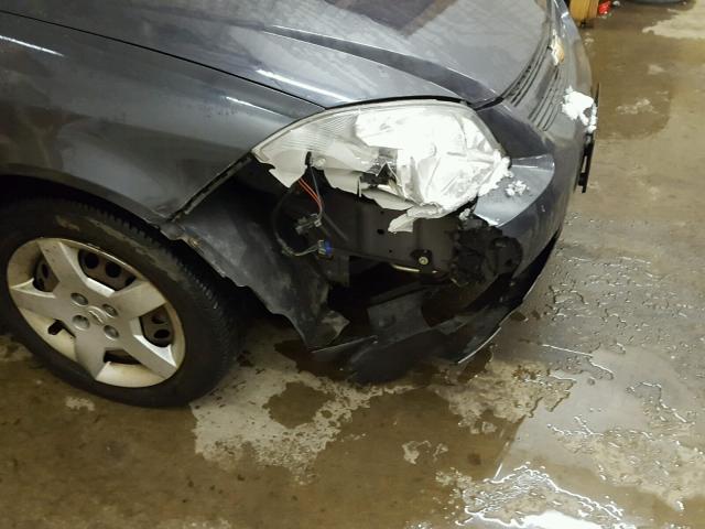 1G1AL58FX87249791 - 2008 CHEVROLET COBALT LT GRAY photo 9