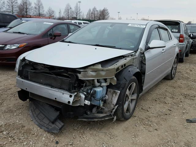 1G1ZC5E0XCF343526 - 2012 CHEVROLET MALIBU 1LT SILVER photo 2