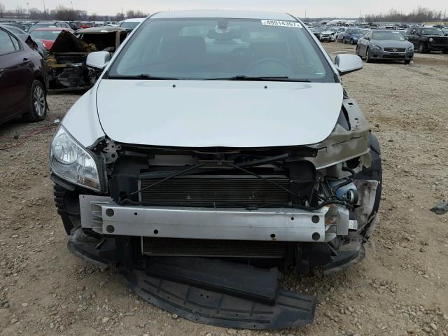 1G1ZC5E0XCF343526 - 2012 CHEVROLET MALIBU 1LT 银色 照片 9