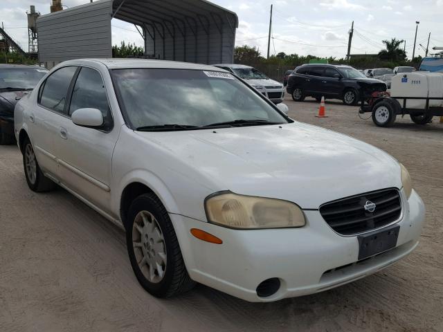 JN1CA31D41T816161 - 2001 NISSAN MAXIMA GXE WHITE photo 1