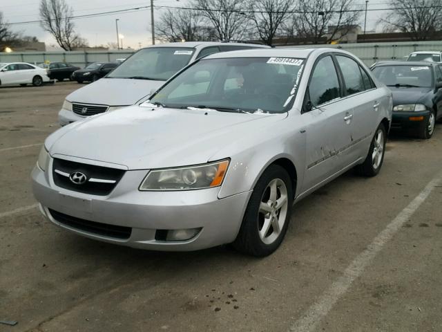 5NPEU46F37H244803 - 2007 HYUNDAI SONATA SE SILVER photo 2