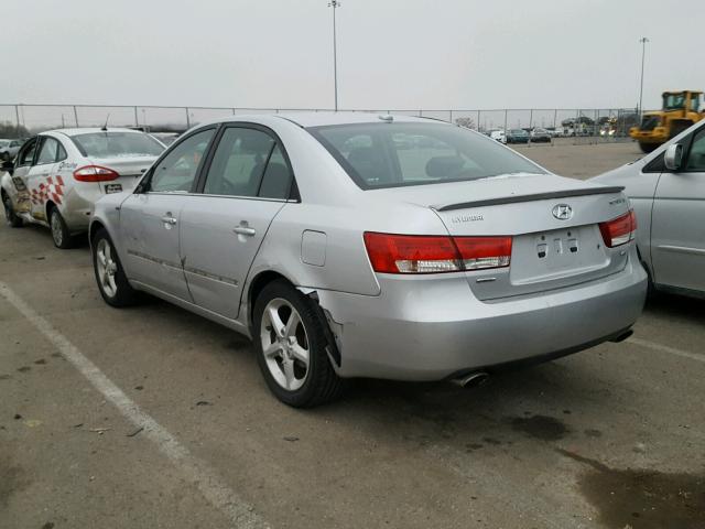 5NPEU46F37H244803 - 2007 HYUNDAI SONATA SE SILVER photo 3