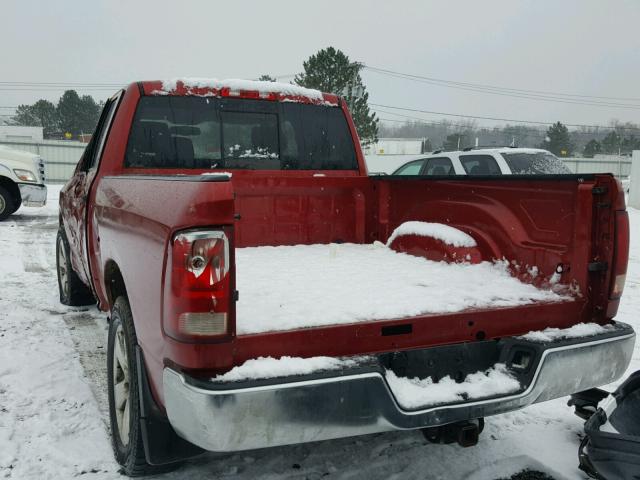 1D3HV18P79S703227 - 2009 DODGE RAM 1500 RED photo 3