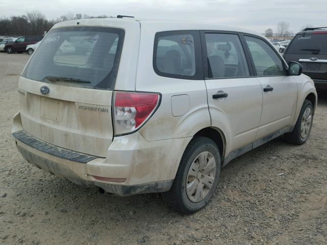 JF2SH616X9H747421 - 2009 SUBARU FORESTER 2 WHITE photo 4