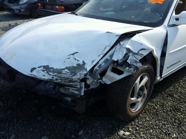 1G2WJ52K2WF227106 - 1998 PONTIAC GRAND PRIX WHITE photo 9