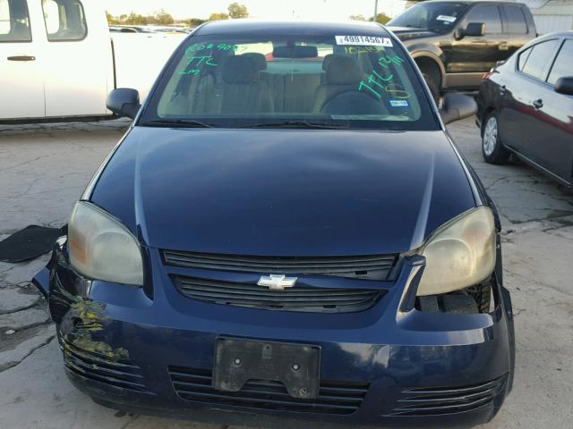 1G1AB5F53A7102134 - 2010 CHEVROLET COBALT LS BLUE photo 9