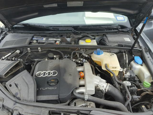 WAUJC68E94A276642 - 2004 AUDI A4 1.8T BLUE photo 7