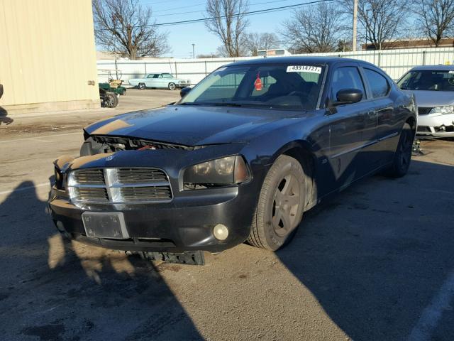 2B3KA33V79H532158 - 2009 DODGE CHARGER SX BLACK photo 2