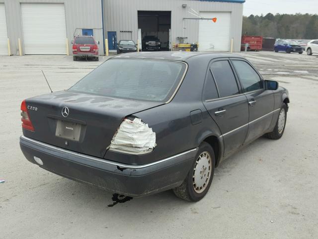 WDBHA22E0SF219057 - 1995 MERCEDES-BENZ C 220 BLACK photo 4