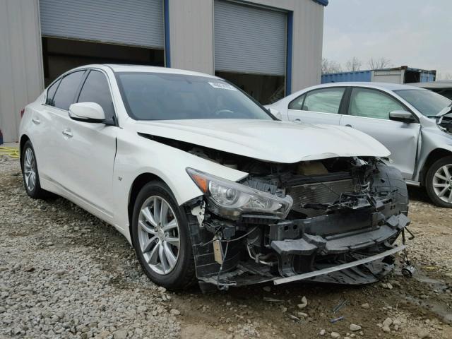 JN1BV7AP9EM680059 - 2014 INFINITI Q50 BASE WHITE photo 1