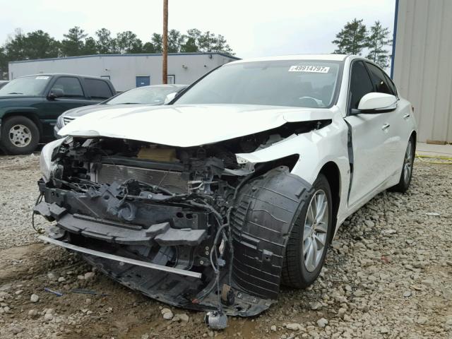 JN1BV7AP9EM680059 - 2014 INFINITI Q50 BASE Blanco foto 2