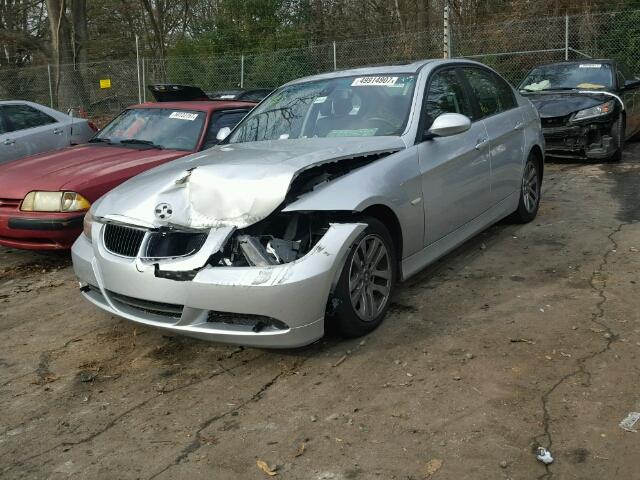 WBAVC53517FZ72146 - 2007 BMW 328 I SULE SILVER photo 2