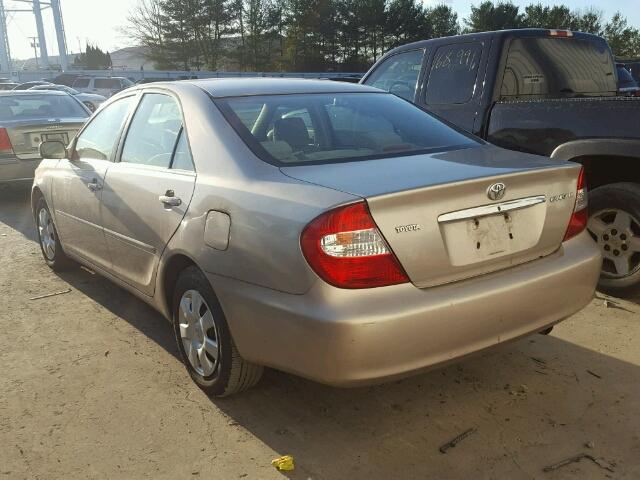 4T1BE32K13U668652 - 2003 TOYOTA CAMRY LE TAN photo 3
