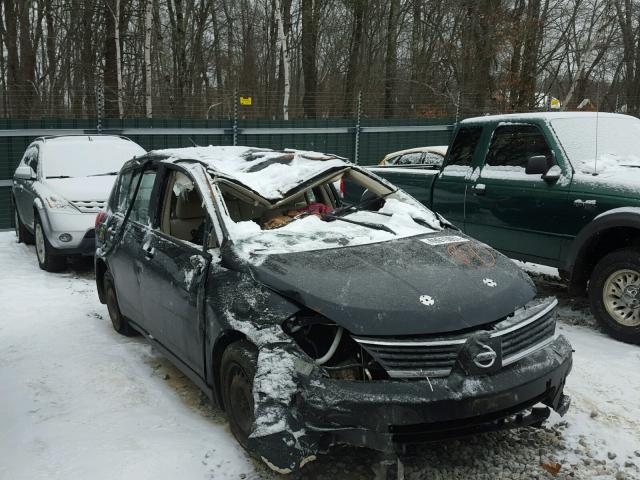 3N1BC13E47L367920 - 2007 NISSAN VERSA S BLACK photo 1