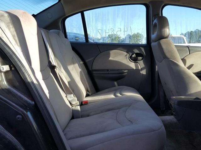 1G8AJ52F63Z107564 - 2003 SATURN ION LEVEL BLACK photo 6