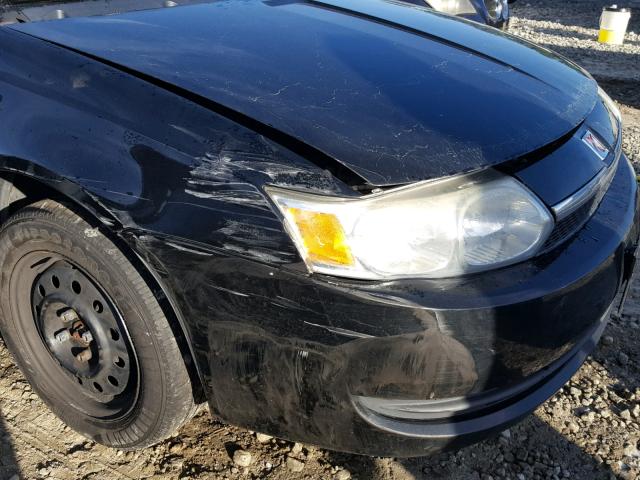 1G8AJ52F63Z107564 - 2003 SATURN ION LEVEL BLACK photo 9