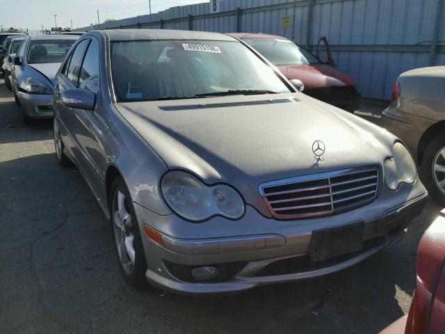 WDBRF40J25F606862 - 2005 MERCEDES-BENZ C 230K SPO BEIGE photo 1