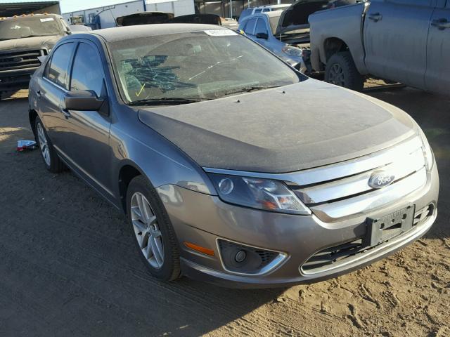 3FAHP0CG5AR378975 - 2010 FORD FUSION SEL GRAY photo 1