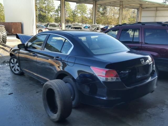 1HGCP26728A120771 - 2008 HONDA ACCORD EX BLACK photo 3