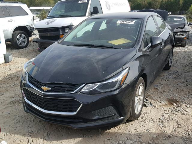 1G1BE5SM3H7172574 - 2017 CHEVROLET CRUZE LT BLACK photo 2