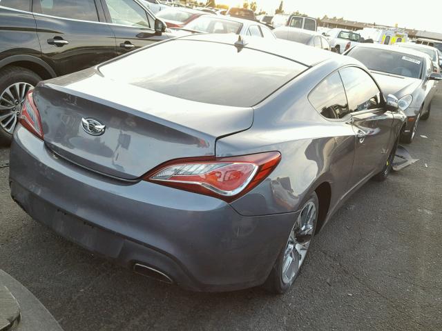 KMHHT6KJ9FU125370 - 2015 HYUNDAI GENESIS CO GRAY photo 4