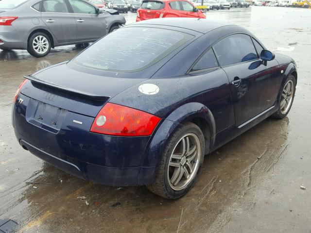 TRUWC28N821010680 - 2002 AUDI TT QUATTRO BLUE photo 4