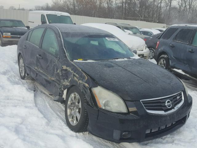 1N4BA41E47C800631 - 2007 NISSAN MAXIMA SE BLACK photo 1