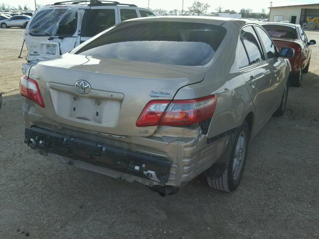 4T4BE46K48R012555 - 2008 TOYOTA CAMRY CE TAN photo 4