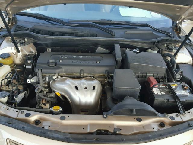 4T4BE46K48R012555 - 2008 TOYOTA CAMRY CE TAN photo 7