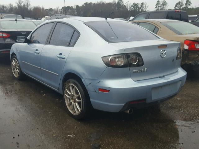 JM1BK32F971668566 - 2007 MAZDA 3 I TEAL photo 3