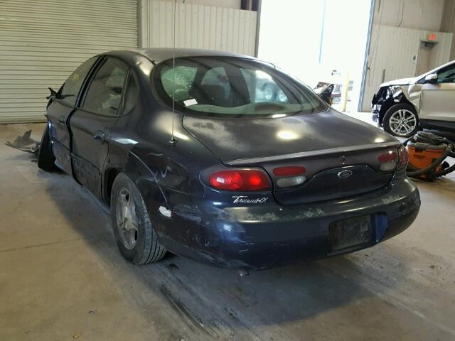 1FAFP52UXXA142353 - 1999 FORD TAURUS LX BLUE photo 3