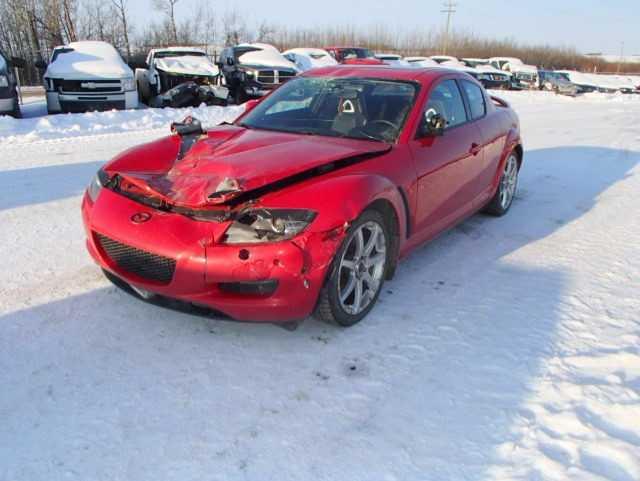 JM1FE173670212851 - 2007 MAZDA RX8 RED photo 2