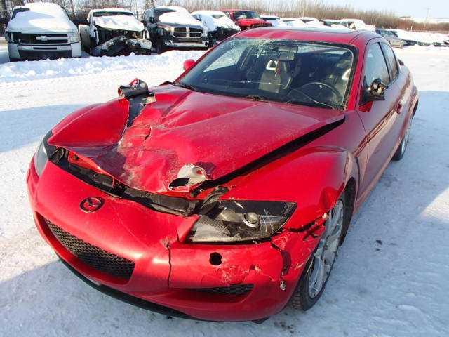 JM1FE173670212851 - 2007 MAZDA RX8 RED photo 9