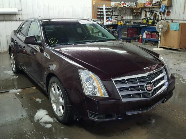 1G6DF577180190843 - 2008 CADILLAC CTS PURPLE photo 1