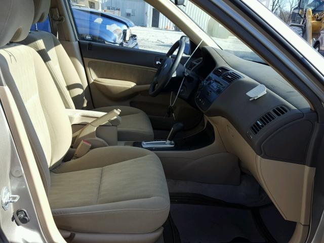 1HGES26793L007324 - 2003 HONDA CIVIC EX 米色 照片 5