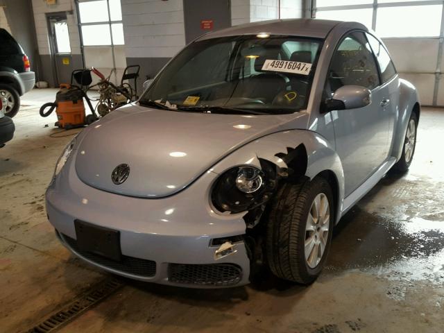 3VWPG31C89M510818 - 2009 VOLKSWAGEN NEW BEETLE BLUE photo 2