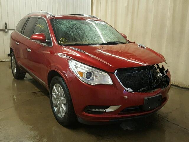 5GAKVDKD0DJ189509 - 2013 BUICK ENCLAVE RED photo 1