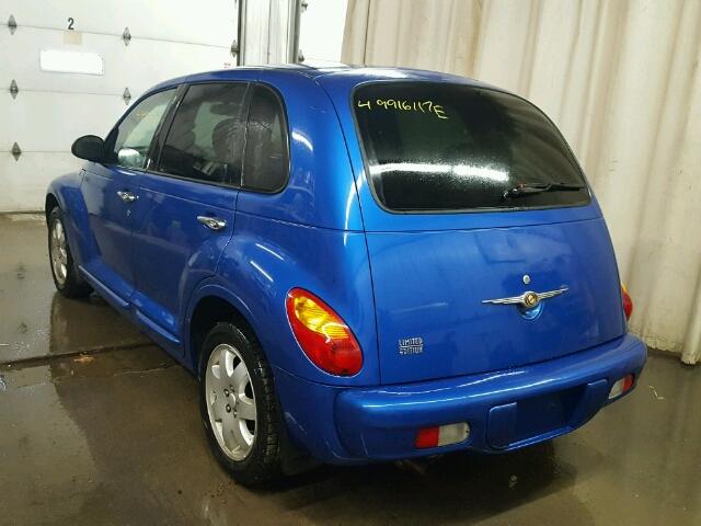 3C8FY68B95T599288 - 2005 CHRYSLER PT CRUISER BLUE photo 3