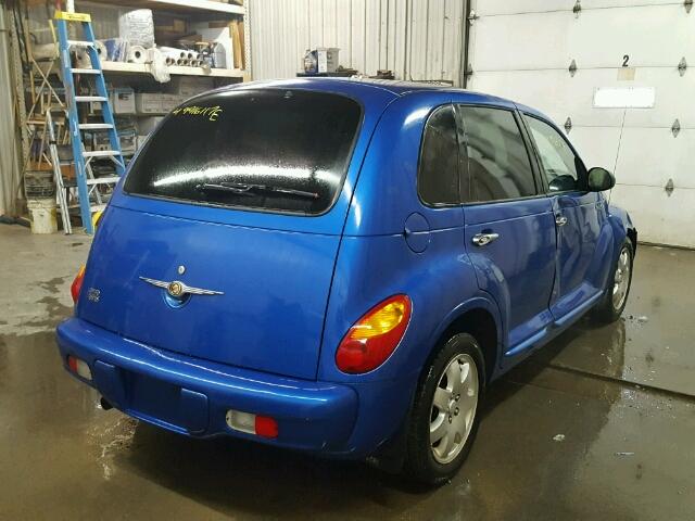 3C8FY68B95T599288 - 2005 CHRYSLER PT CRUISER BLUE photo 4