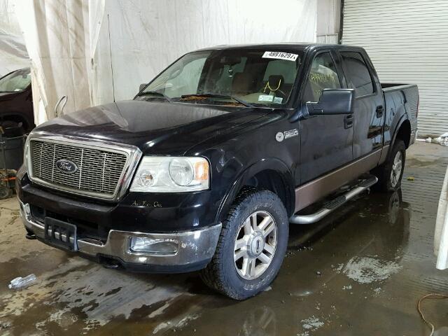 1FTPW14554KC47534 - 2004 FORD F150 SUPER BLACK photo 2