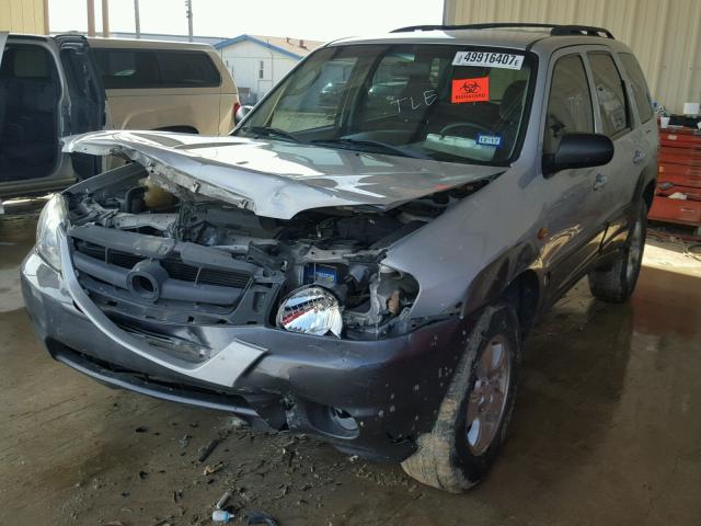 4F2YZ04133KM25927 - 2003 MAZDA TRIBUTE LX SILVER photo 2